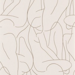 Papier Peint Académie Beige et Blanc – Gallery de Casadéco - réf. GLRY86101108