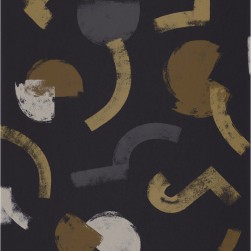 Papier Peint Mouvement Noir – Gallery de Casadéco - réf. GLRY86139725