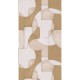 Papier Peint Op’Art Beige Or – Gallery de Casadéco - réf. GLRY86091302