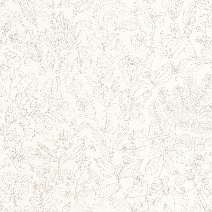 Papier Peint Esquisse Beige Lin – Gardens de Casadéco - réf. GADN87591056