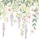 Papier Peint Panoramique Glycine L Violet – Gardens de Casadéco- réf. GADN87675104 – 200 x 310cm