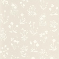 Papier Peint Herbier Beige Lin – Gardens de Casadéco - réf. GADN87621218