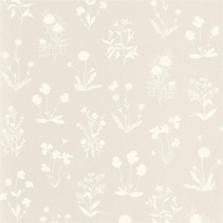Papier Peint Herbier Beige Lin – Gardens de Casadéco - réf. GADN87621218
