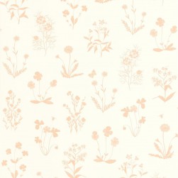 Papier Peint Herbier Rose Nude – Gardens de Casadéco - réf. GADN87624127