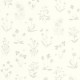 Papier Peint Herbier Bleu Grisé – Gardens de Casadéco - réf. GADN87626209