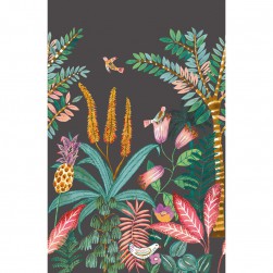 Papier Peint Panoramique Ritournelle Multicolore fond Noir – Bohème de Casélio- réf. BOM103207904 – 200 x 280cm
