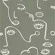 Papier Peint Just Smile Kaki – Young and Free de Casélio- réf. YNF103337007