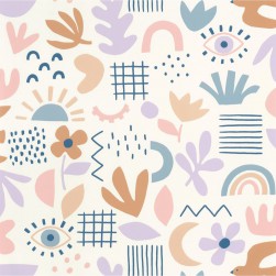 Papier Peint Feel Good Rose Jaune – Young and Free de Casélio- réf. YNF103284022