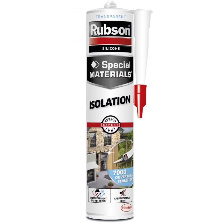 Rubson Mastic Calfeutrage et Isolation 280ml Transparent
