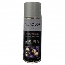 Delkolor Peinture en Aérosol Effet Métallisé - 400ml