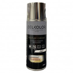 Delkolor Peinture en Aérosol Effet Chromé - 400ml
