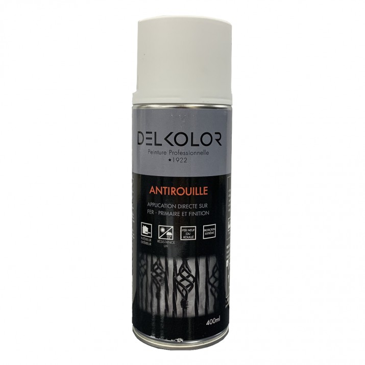 Delkolor Peinture Antirouille en Aérosol - 400ml