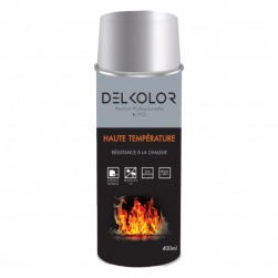 Delkolor Peinture Haute Température en Aérosol - 400ml