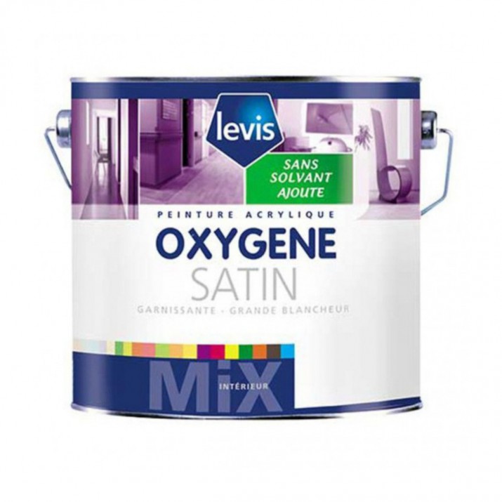Levis Oxygène Satin Peinture Murale 0% de Solvant Ajouté - Intérieur