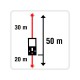 METRICA Télémètre Double Laser Expo Flash 50 M
