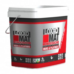Loxxo Peinture Acrylique Murs & Plafonds - Monocouche - Blanc Mat
