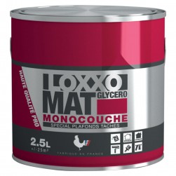 Loxxo Peinture Glycéro - Spécial Plafonds tachés - Monocouche - Blanc Mat