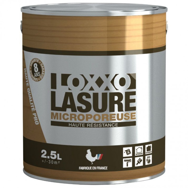 Loxxo Lasure Bois - Haute Résistance 8 ans - Satin