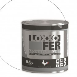 Loxxo Peinture Fer Antirouille - Monocouche - Haute Résistance - Intérieur & Extérieur