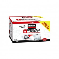 Rubson 6 recharges absorbeur d'humidité Classic 1kg