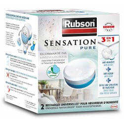Rubson 2 recharges absorbeur d'humidité Sensation Pure