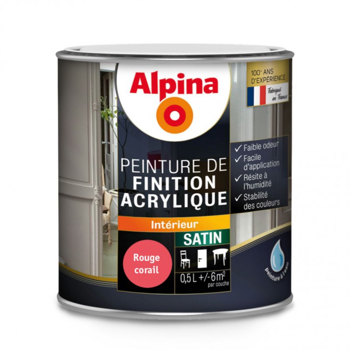 Alpina Peinture Acrylique Multisupports - Satin