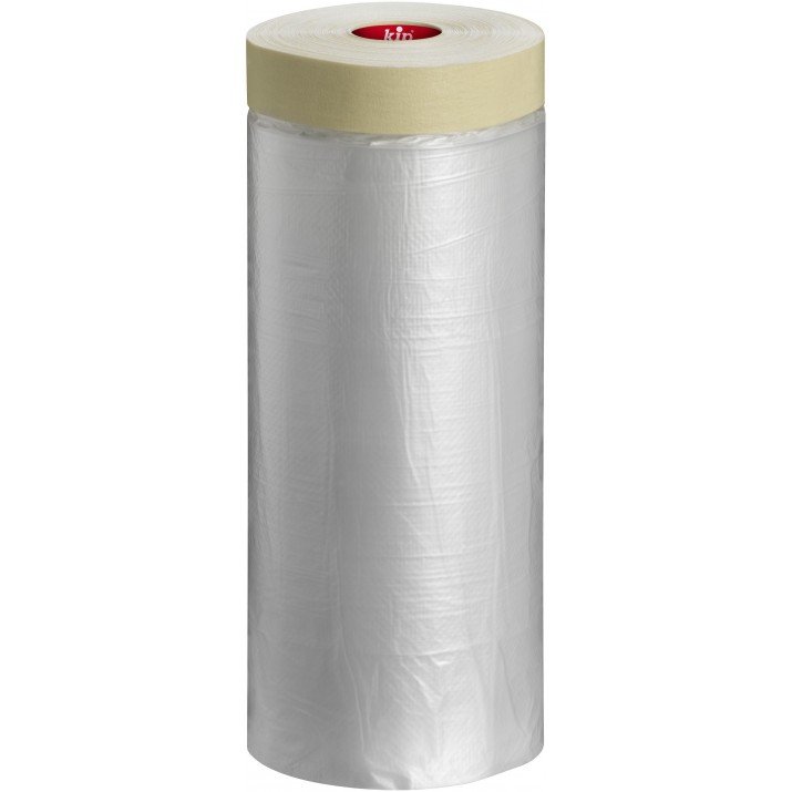 Film de protection avec ruban adhésif beige 180cm x 33m