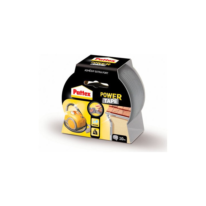 Adhésif Power Tape Multi-usages gris 50mm x 10m