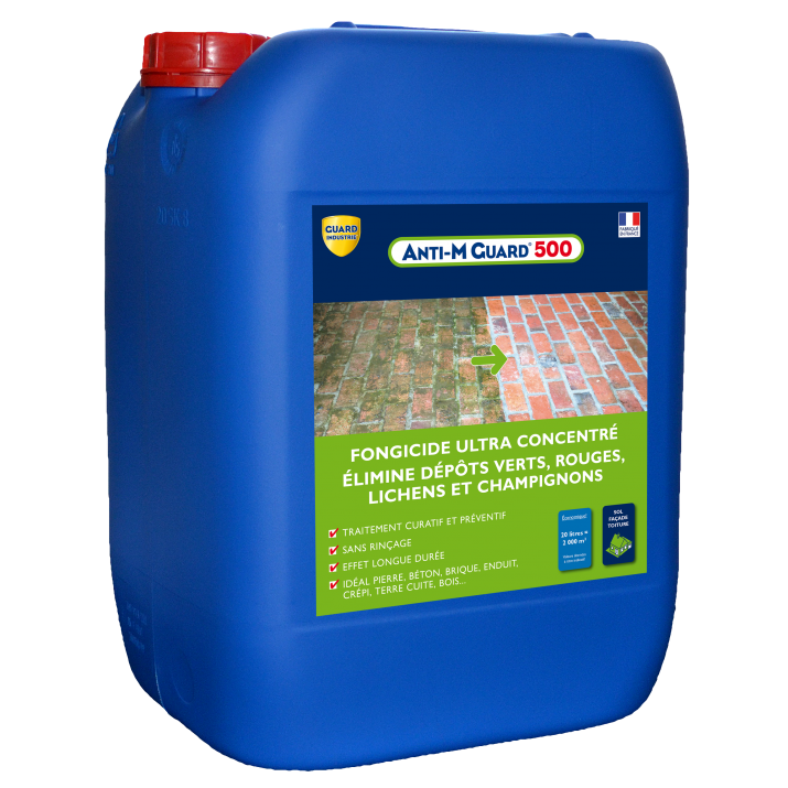Anti M Guard 500 concentré fongicide terrasses toitures façades
