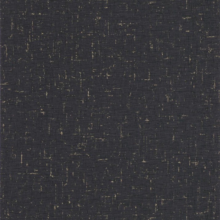 Papier Peint Vinyle sur Intissé Uni Gaze Métal Noir et Or – Golden Age de Casélio- réf. GAG103779265