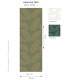 Papier Peint Vinyle sur Intissé Moonlight Banana Tree Vert Sapin – Green & Co de Casélio- réf. GCO101107251