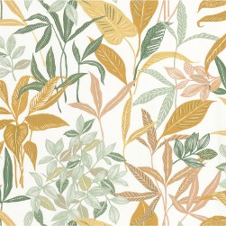 Papier Peint Intissé Santiago Vert Orange – Green & Co de Casélio- réf. GCO103850323