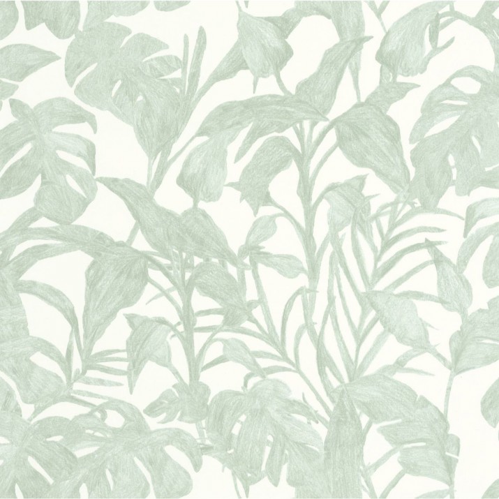 Papier Peint Vinyle sur Intissé Bogota Vert d’Eau – Green & Co de Casélio- réf. GCO103870788