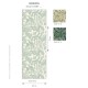 Papier Peint Vinyle sur Intissé Bogota Vert Kaki Bleu – Green & Co de Casélio- réf. GCO103876715