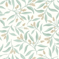 Papier Peint Intissé Grasse Vert de Gris – Green & Co de Casélio- réf. GCO103880748