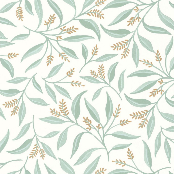 Papier Peint Intissé Grasse Vert de Gris – Green & Co de Casélio- réf. GCO103880748