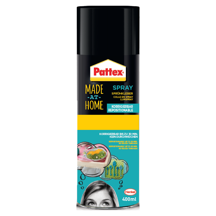 Colle Pattex en spray repositionnable 400ml