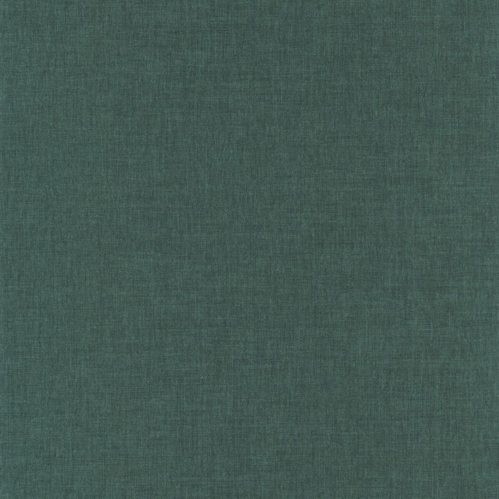 Papier Peint Vinyle sur Intissé Linen Uni Vert Émeraude – Green & Co de Casélio- réf. GCO68527272