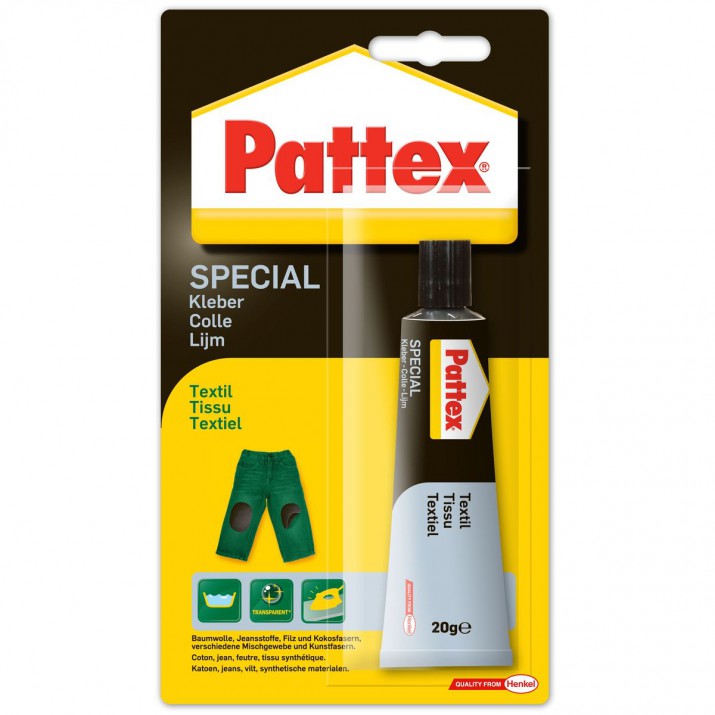 Colle Pattex spécial textile 20g
