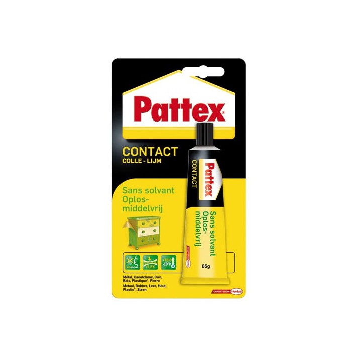 Colle Pattex Contact sans solvant 65g