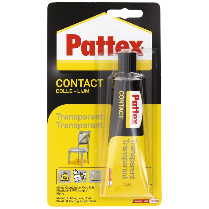 Colle Pattex Contact transparente 50g