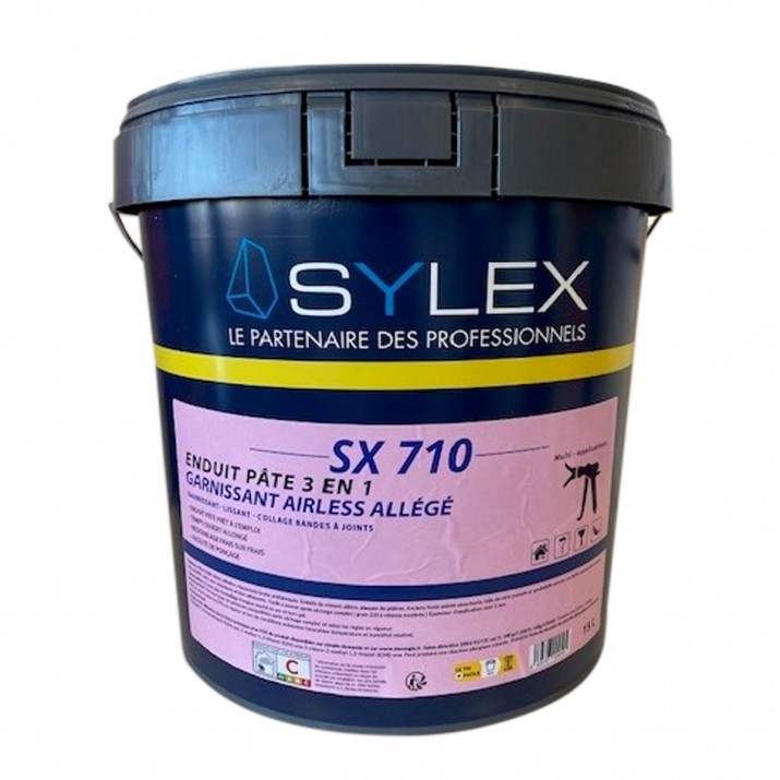 SYLEX enduit garnissant allégé 3 en 1 SX710 15L