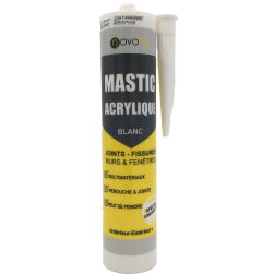 Mastic acrylique Murs et Fenêtres Novofix 280ml