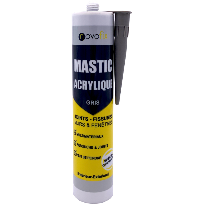 Mastic acrylique Murs et Fenêtres Novofix 280ml