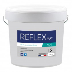 Krome Reflex Mat – Peinture Acrylique Murs et Plafonds – Intérieur - 15 L