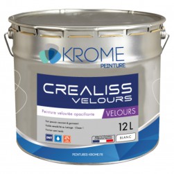 Krome Crealiss Velours – Peinture Opacifiante Acrylique pour Murs – Intérieur
