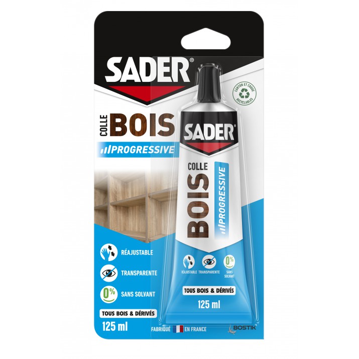Colle bois prise progressive