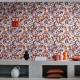 Papier Peint Intissé Plongeon Marine Terracotta – L’Ile aux Oiseaux de Casamance - réf. 75881018