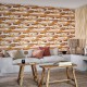 Papier Peint Intissé Cap Ferret Ocre Nude – L’Ile aux Oiseaux de Casamance - réf. 75870304