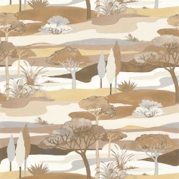 Papier Peint Intissé Cap Ferret Sable Latte – L’Ile aux Oiseaux de Casamance - réf. 75870100